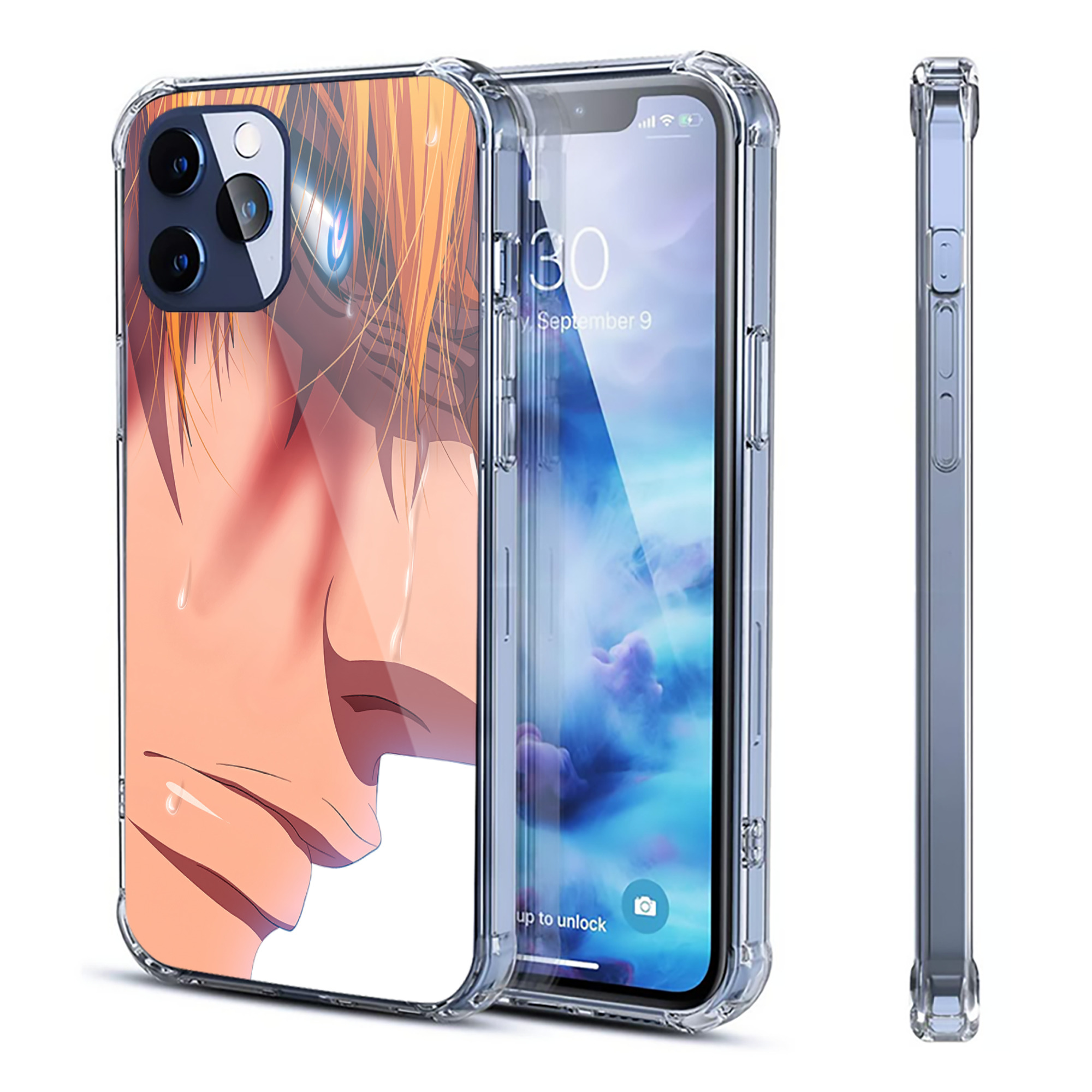 （画像用） ブリーチ BLEACH 【iPhone 12シリーズ対応】透明スマホケース（クリアソフトケース）